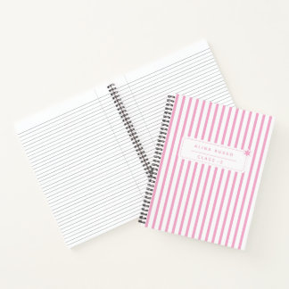 Carnet Kids pink minimalist Spiral Notebook