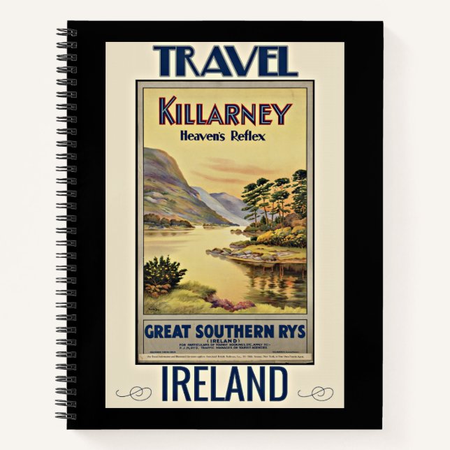 Carnet Killarney, le réflexe du ciel, (Devant)