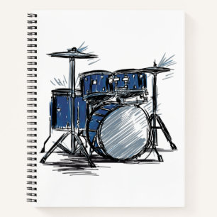 Carnet Kit tambour Sketch Music