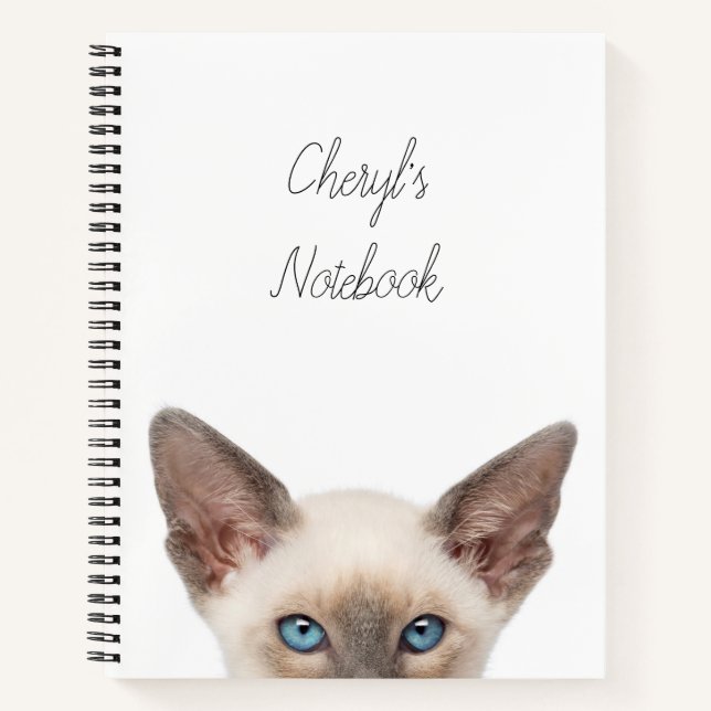 Carnet Kitten personnalisé (Devant)