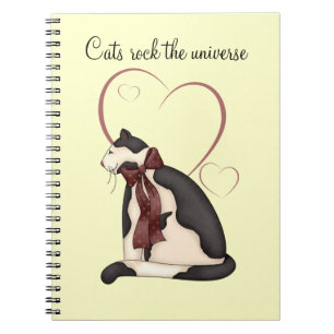 Carnet Kitty Chat avec Coeur Photo