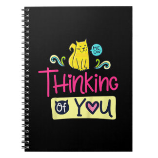Carnet Kitty Pense À Toi | Cadeau Amoureux des chats mign