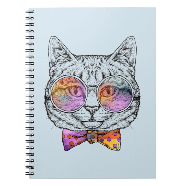 Carnet Kitty sage KAT (Devant)