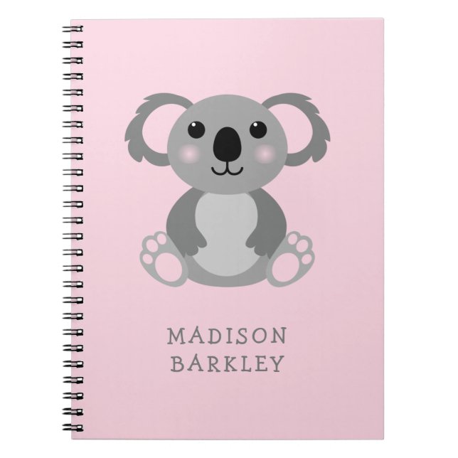 Carnet Koala Bear Kid's Cute (Devant)