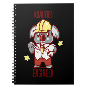 Carnet Koala Bear Koalified Ingénieur Koala Animal Pun Ko