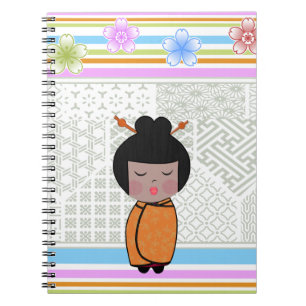 Carnet kokeshi dragonflies