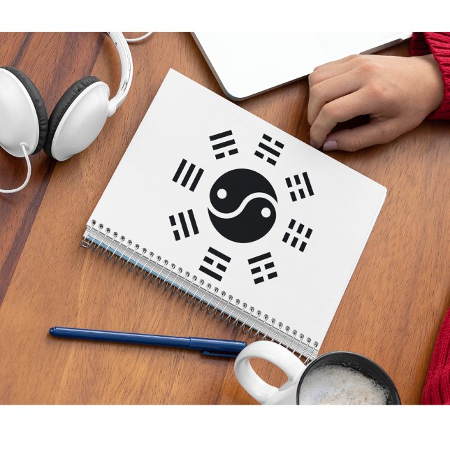 Carnet La balance : Ba Gua, huit trigrammes yin yang TCM (Créateur téléchargé)