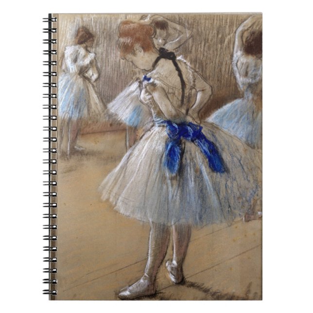 Carnet La ballerine de danse de ballet, dégazent (Devant)
