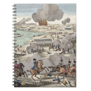 Carnet La bataille de Wagram, le 6 juillet 1809 (gravure)