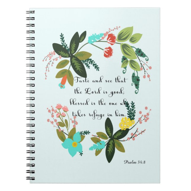 Carnet La bible d'une manière encourageante exprime l'art (Devant)