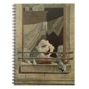 Carnet La blanchisseuse, gravée par J. Laurent Julien (c