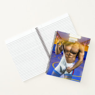 Carnet La bosse musculaire de l'homme musclé de SlipperyJ