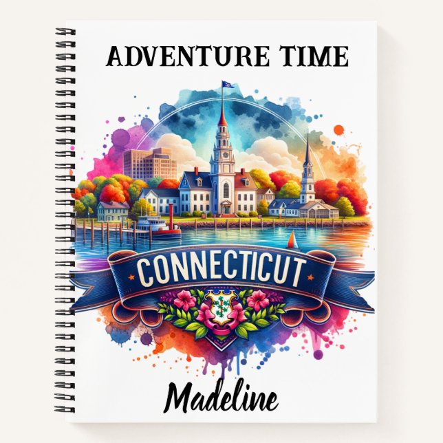Carnet La charmante beauté côtière du Connecticut (Devant)