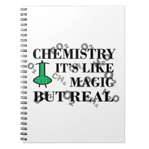 Carnet la chimie est comme la magie mais vraiment drôle d