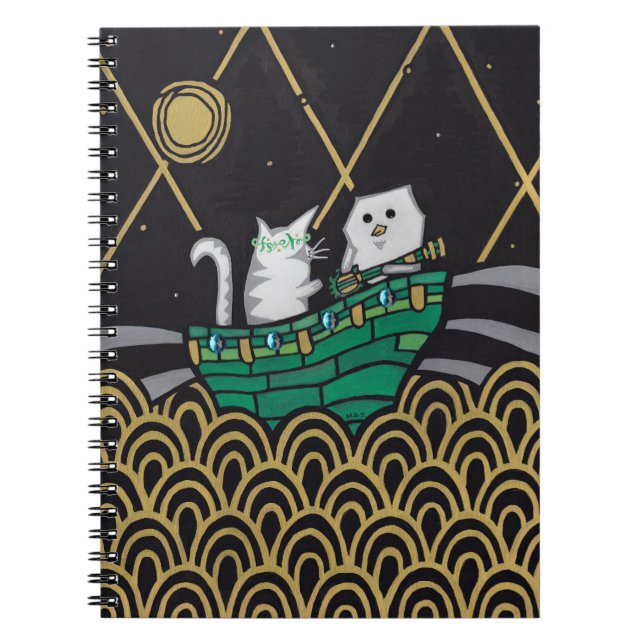 Carnet La Chouette et le chat (Devant)