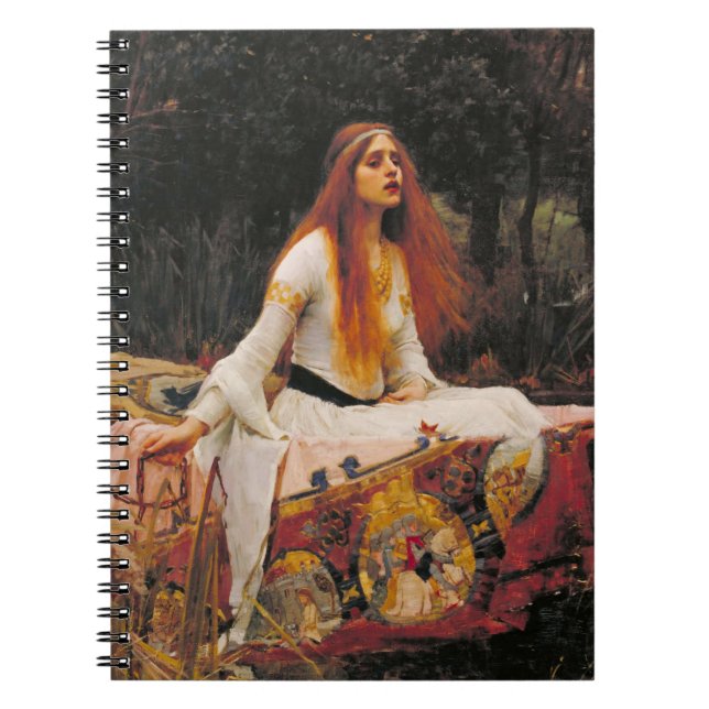 Carnet La Dame de Shalott John William Waterhouse (Devant)