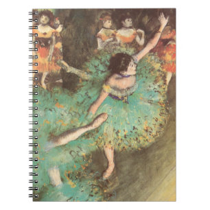 Carnet La danseuse verte d'Edgar Degas, Ballet Vintage