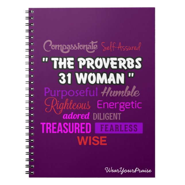 Carnet La femme des proverbes 31 (Devant)
