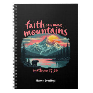 Carnet La foi peut déplacer les montagnes Matthieu 17:20
