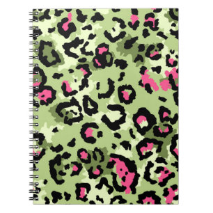 Carnet La fourrure de léopard, motif sans couture branché