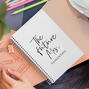 Carnet La future Mme et Votre Nom   Cadeau de beauté mode