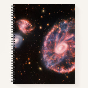 Carnet La Galaxie Cartwheel Et Ses Galaxies Compagnons.