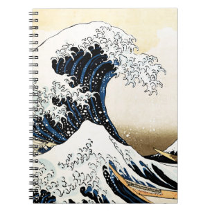 Carnet La Grande Vague au large de Kanagawa Hokusai, art