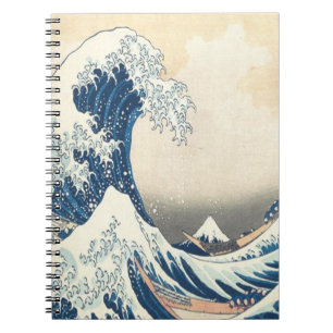 Carnet La Grande vague au large de Kanagawa Ukiyo-e Japon