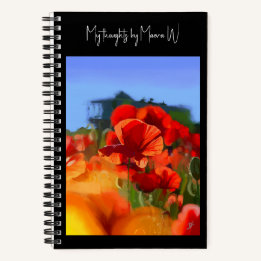 Carnet La Maison du Coquelicot - Personnalisable Artistiq