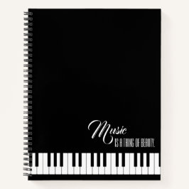 Carnet La Musique Est Une Chose De Beauté