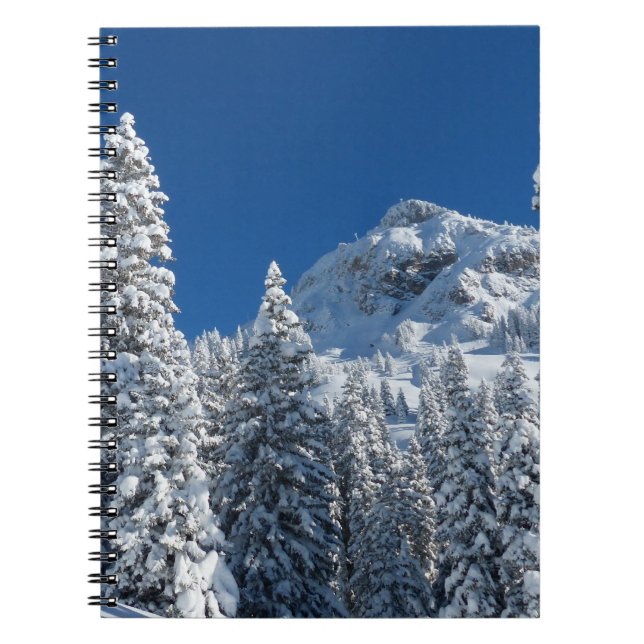 Carnet La neige du pays des merveilles d'hiver a couvert (Devant)