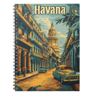 Carnet La nostalgie de La Havane : Voitures anciennes dan