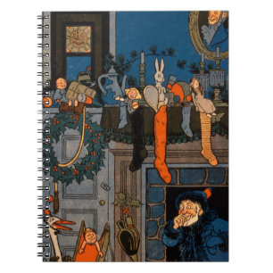 Carnet La nuit avant Noël, par Denlow, 1903 (colou