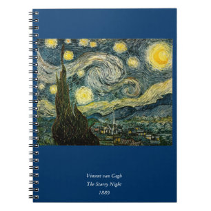 Carnet La nuit étoilée de Vincent van Gogh (1889)