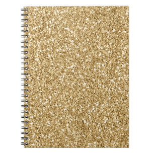 Carnet La Parties scintillant d'or de Girl Glitzy