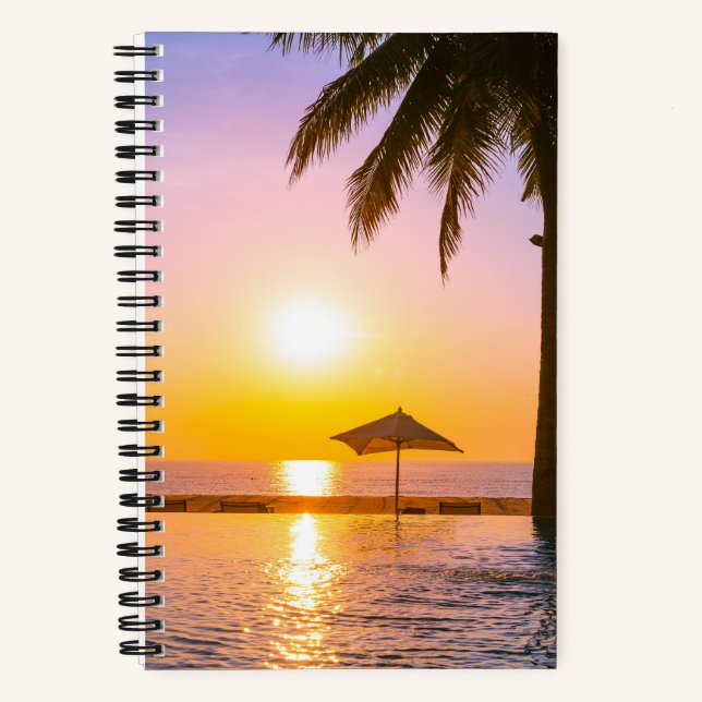 Carnet La Plage D'Été Avec La Mer (Recto)