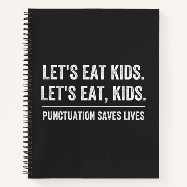Carnet La ponctuation sauve des vies (Devant)