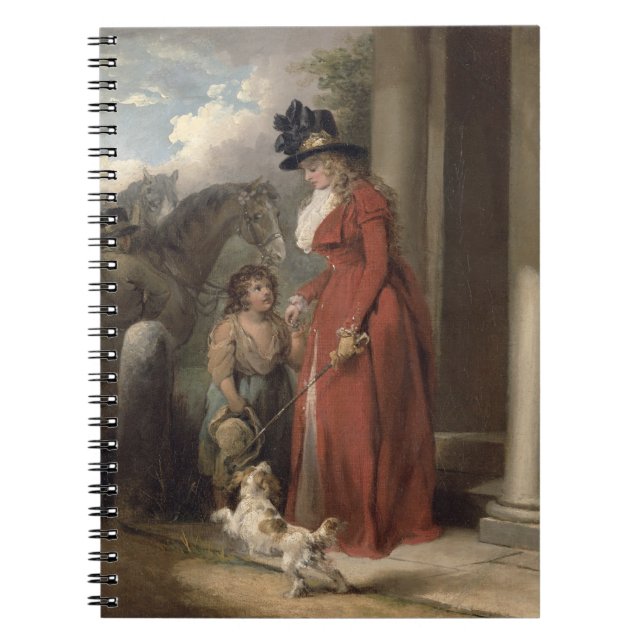 Carnet La porte du châtelain, c.1790 (huile sur la toile) (Devant)