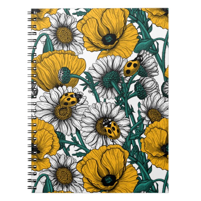 Carnet La prairie en jaune (Devant)