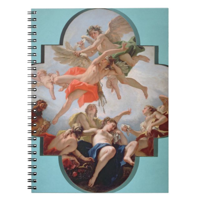 Carnet La punition du cupidon (huile sur la toile) (Devant)