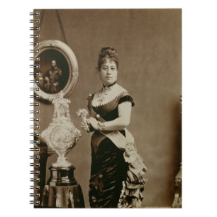 Carnet La Reine Emma (1836-85) (photographie de sépia)