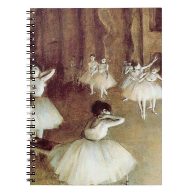 Carnet La répétition de Degas sur scène (Devant)
