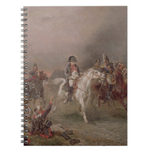 Carnet La retraite du napoléon (huile sur la toile)