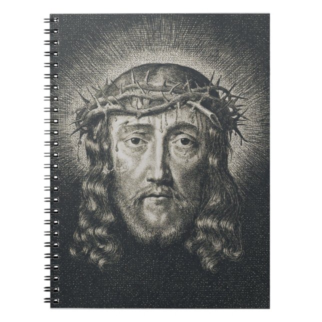 Carnet La Sainte Face couronnée d'épines (Devant)