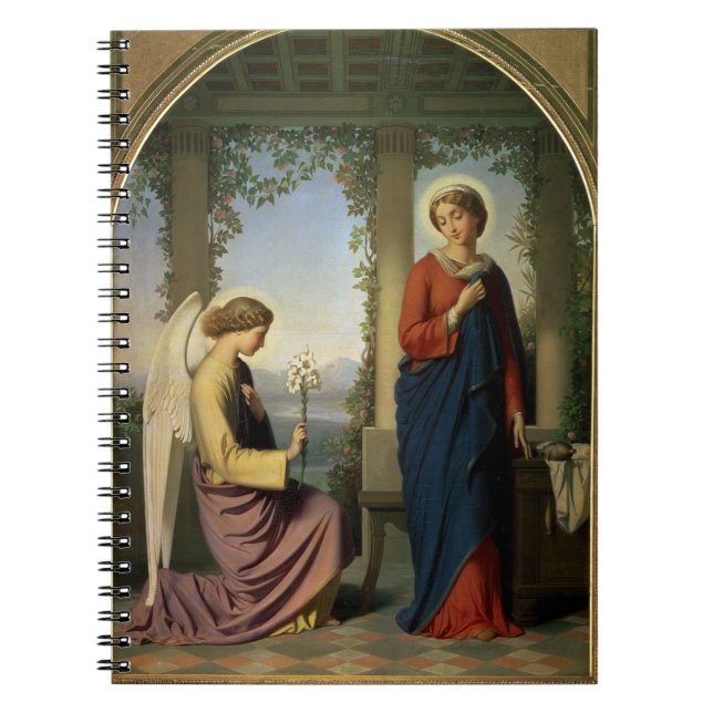 Carnet La salutation angélique, ou l'annonce, 1860 (Devant)