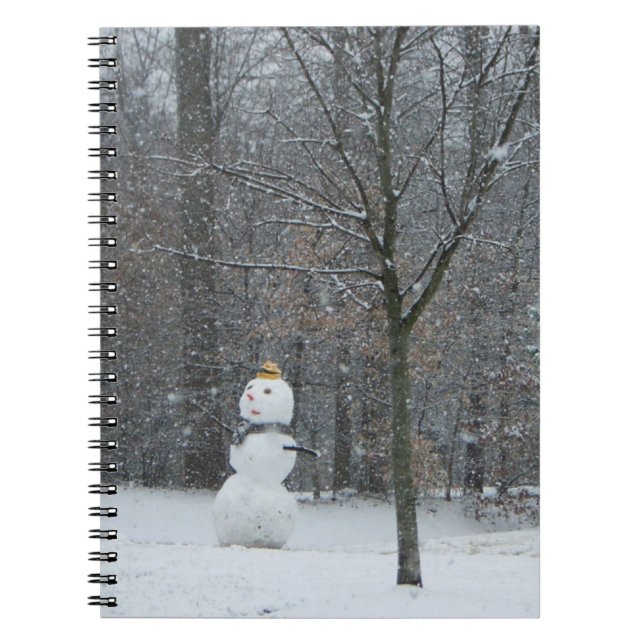 Carnet La scène de neige hivernale du voisin (Devant)