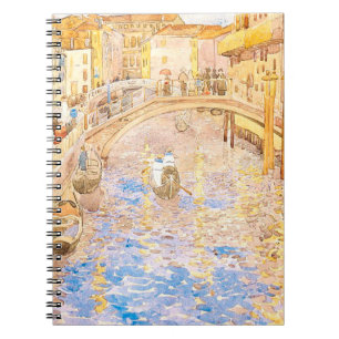 Carnet La scène du canal vénitien de Maurice Prendergast