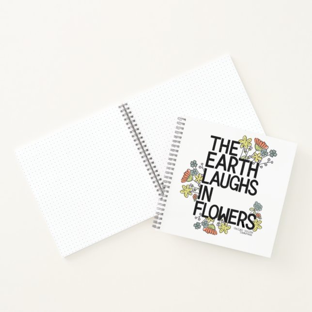 Carnet La Terre rit de fleurs (Intérieur)