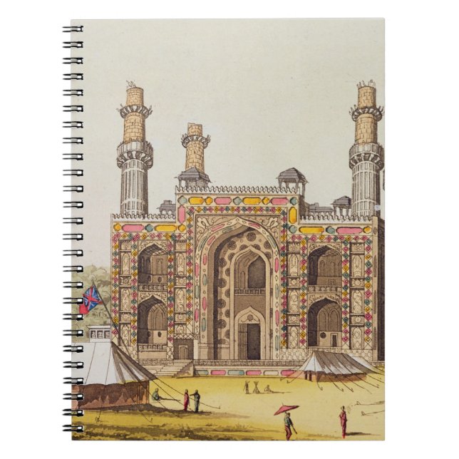 Carnet La tombe de l'empereur Akbar de Mughal, de 'Le Cos (Devant)
