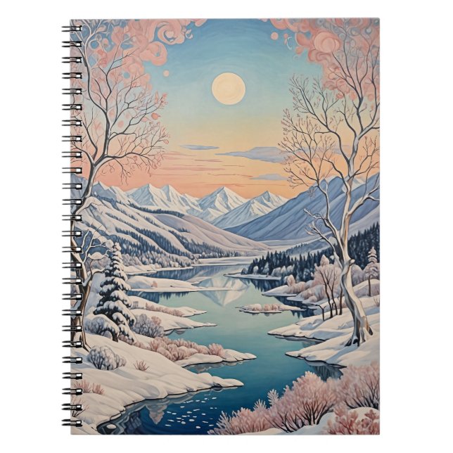 Carnet La tranquillité d'hiver (Devant)